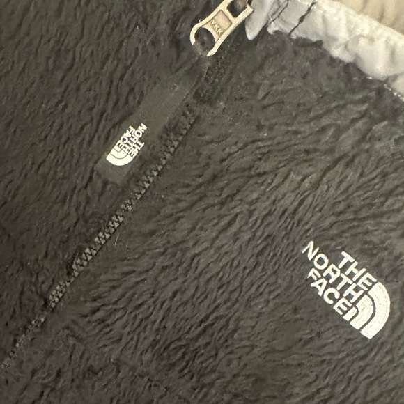 L•THE NORTH FACE•OSO SHERPA REVERSIBLE SLATE GRAY PUFFER COAT - Picture 8 of 16